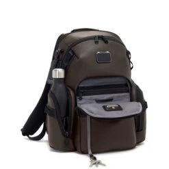 Tumi Alpha Bravo Nathan Navigation Backpack Leather Dark Brown -Trendy Tassenwinkel image 1069