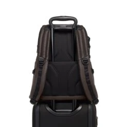 Tumi Alpha Bravo Nathan Navigation Backpack Leather Dark Brown -Trendy Tassenwinkel image 1070