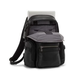 Tumi Alpha Bravo Nathan Navigation Backpack Leather Black -Trendy Tassenwinkel image 1116