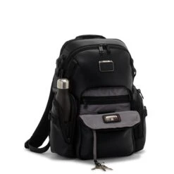 Tumi Alpha Bravo Nathan Navigation Backpack Leather Black -Trendy Tassenwinkel image 1117