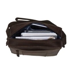 Leonhard Heyden Dakota Messenger Bag XS Brown -Trendy Tassenwinkel image 1132