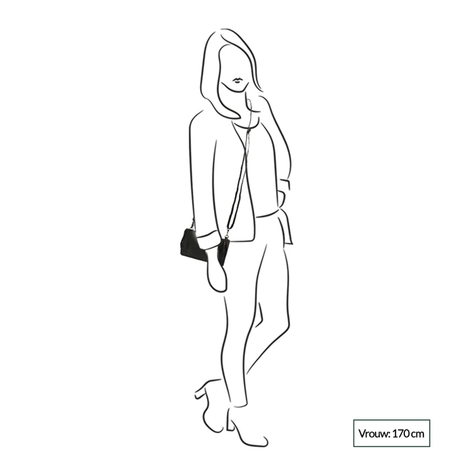 Bear Design Callisto Pelle Alessia Clutch Black 2 Bear Design Callisto Pelle Alessia Clutch Black - Afbeelding 2