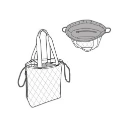 Reisenthel Shopping Classic Shopper M Rhombus Midnight Gold 10 Reisenthel Shopping Classic Shopper M Rhombus Midnight Gold -Trendy Tassenwinkel image 169