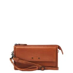 DR Amsterdam Tampa Schoudertas/Clutch Camel