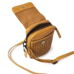 DR Amsterdam Tampa Braided Schoudertas Yellow -Trendy Tassenwinkel image 1728