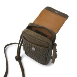 DR Amsterdam Tampa Braided Schoudertas Olive -Trendy Tassenwinkel image 1769