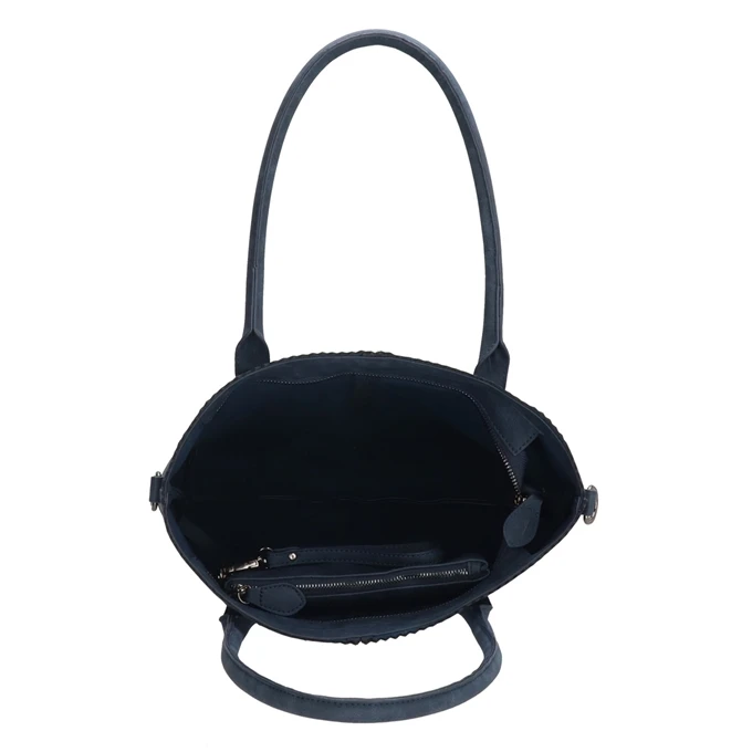 Zebra Trends Kartel Met Rits Shopper Jeansblauw 7 Zebra Trends Kartel Met Rits Shopper Jeansblauw - Afbeelding 7