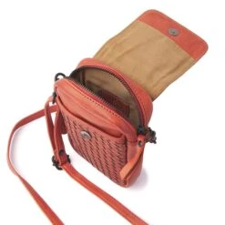 DR Amsterdam Tampa Braided Schoudertas Orange -Trendy Tassenwinkel image 1888