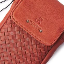 DR Amsterdam Tampa Braided Schoudertas Orange -Trendy Tassenwinkel image 1889