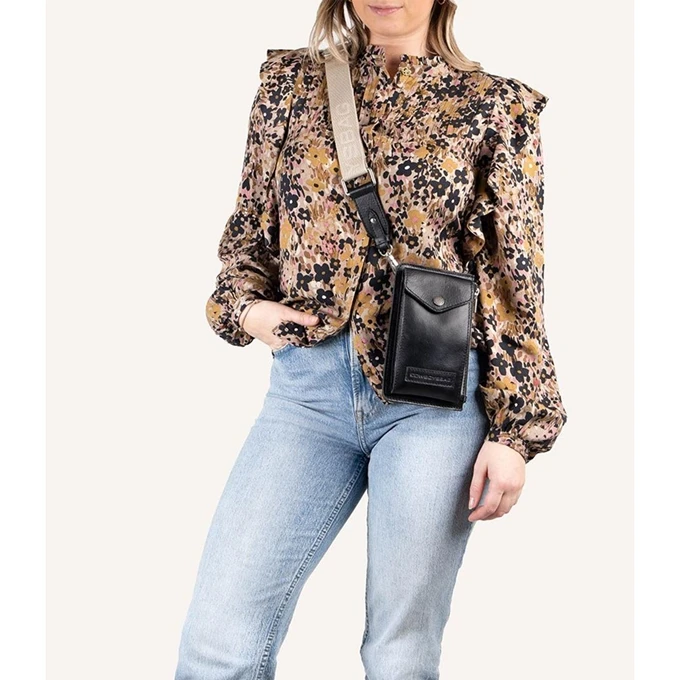 Cowboysbag Hanna Phonebag Black 2 Cowboysbag Hanna Phonebag Black - Afbeelding 2