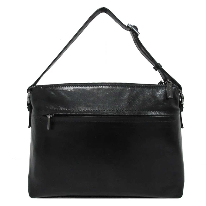 Claudio Ferrici Pelle Vecchia Shoulder Bag Black2 3 Claudio Ferrici Pelle Vecchia Shoulder Bag Black2 - Afbeelding 3