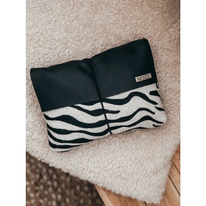 Mozz Luier Etui Zebra Black 2 Mozz Luier Etui Zebra Black - Afbeelding 2