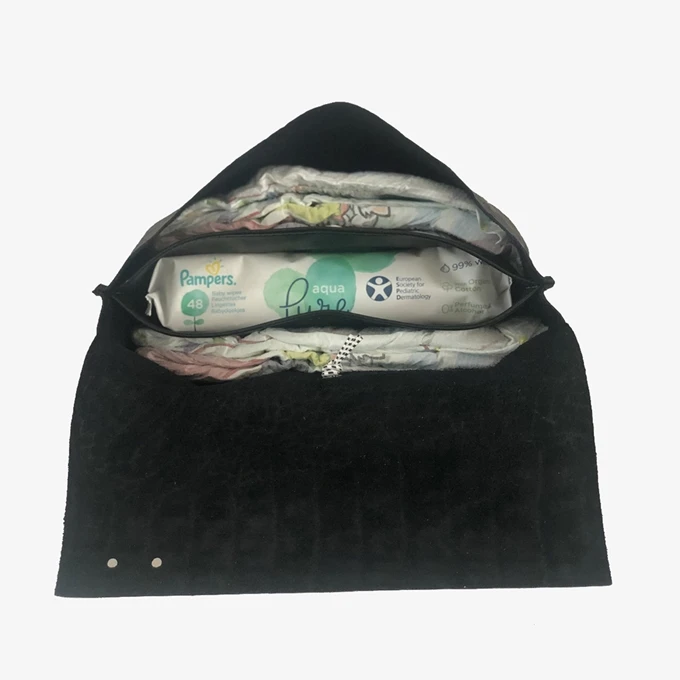 Mozz Luier Etui Zebra Black 4 Mozz Luier Etui Zebra Black - Afbeelding 4