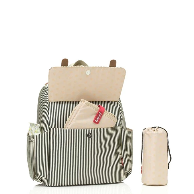 Babymel Robyn Convertible Backpack Navy Stripe 4 Babymel Robyn Convertible Backpack Navy Stripe - Afbeelding 4