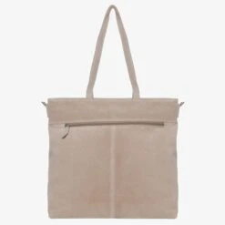 Mozz Momsbag Shopper Suede Sand -Trendy Tassenwinkel image 1999