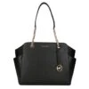 Michael Kors Jacquelyn Md Tz Chain Tote Black