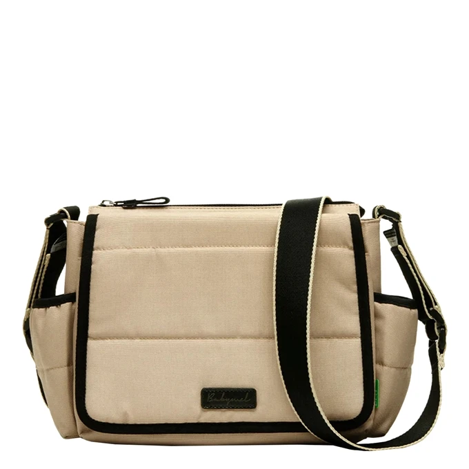 Babymel Stoller Bag Eco Quilt Fawn 1 Babymel Stoller Bag Eco Quilt Fawn