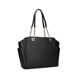 Michael Kors Jacquelyn Md Tz Chain Tote Black -Trendy Tassenwinkel image 202