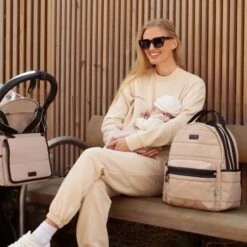 Babymel Lola Eco Quilt Backpack Luiertas Fawn 15 Babymel Lola Eco Quilt Backpack Luiertas Fawn -Trendy Tassenwinkel image 2063