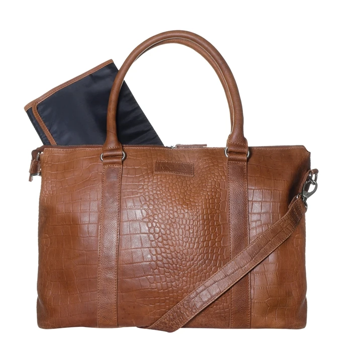 Mozz Croco Lola Bag Luiertas Camel 1 Mozz Croco Lola Bag Luiertas Camel