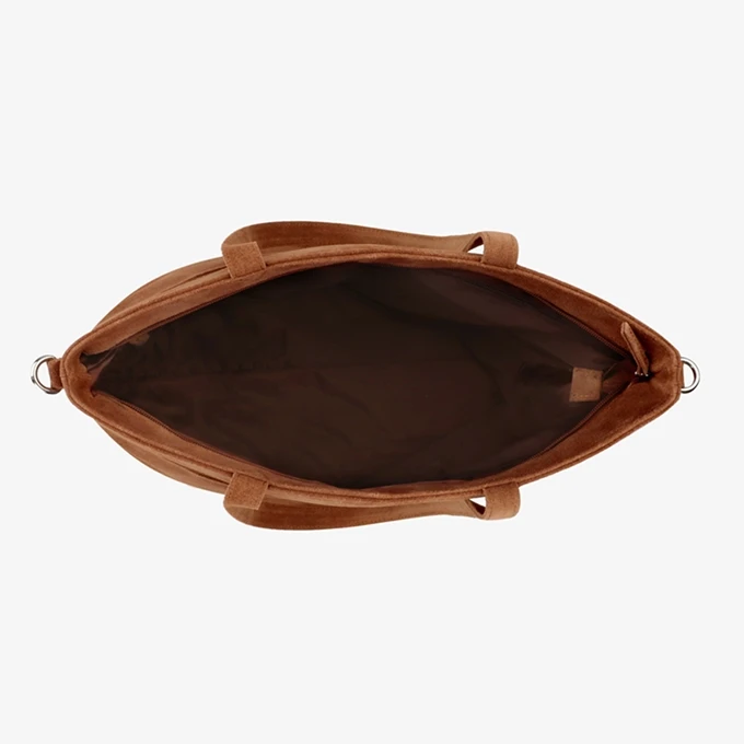 Mozz Momsbag Shopper Suede Cognac 4 Mozz Momsbag Shopper Suede Cognac - Afbeelding 4