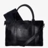 Mozz Croco Lola Bag Luiertas Black