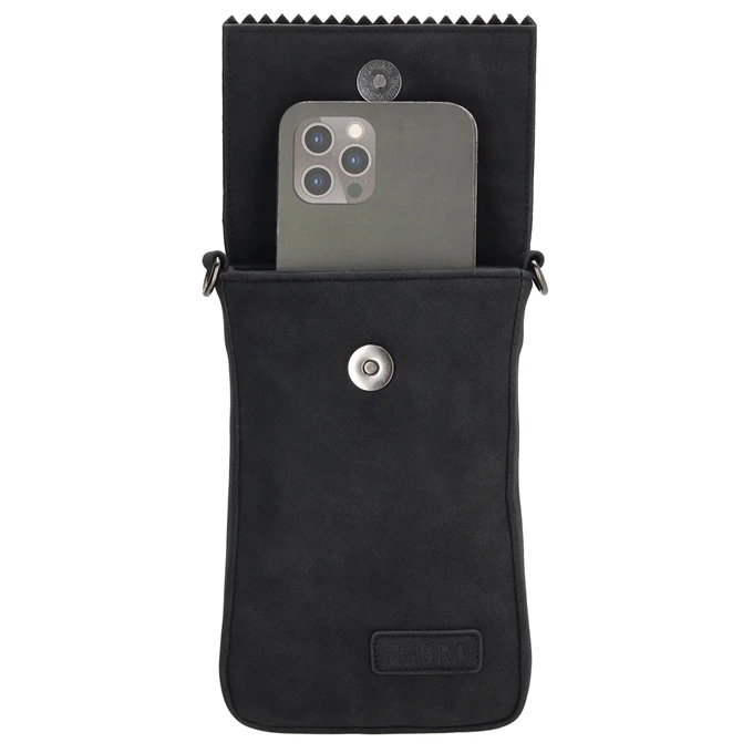 Zebra Trends Lisa Telefoontasje Zwart 6 Zebra Trends Lisa Telefoontasje Zwart - Afbeelding 6