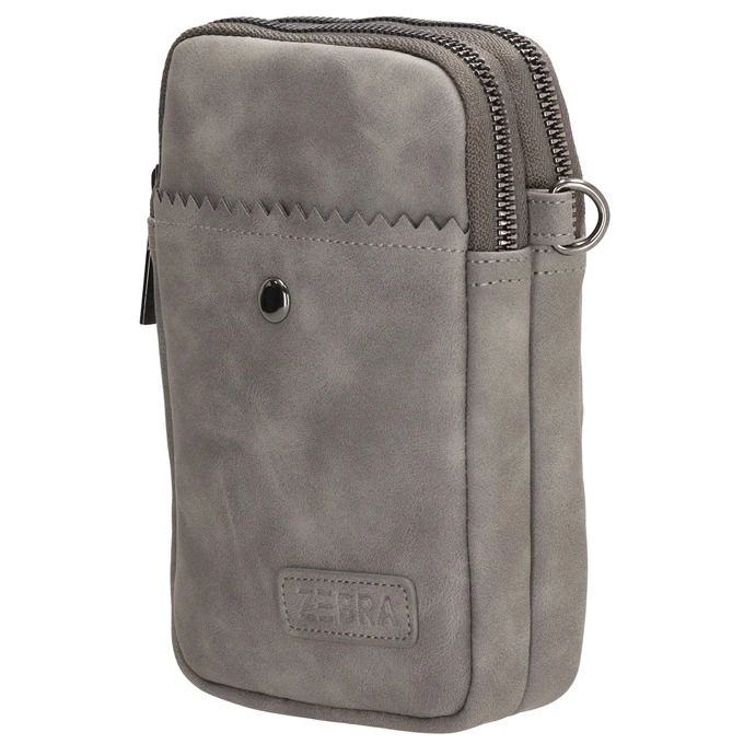 Zebra Trends Lisa Telefoontasje II Middengrijs 4 Zebra Trends Lisa Telefoontasje II Middengrijs - Afbeelding 4
