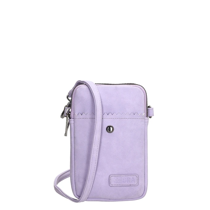 Zebra Trends Lisa Telefoontasje II Lila 1 Zebra Trends Lisa Telefoontasje II Lila