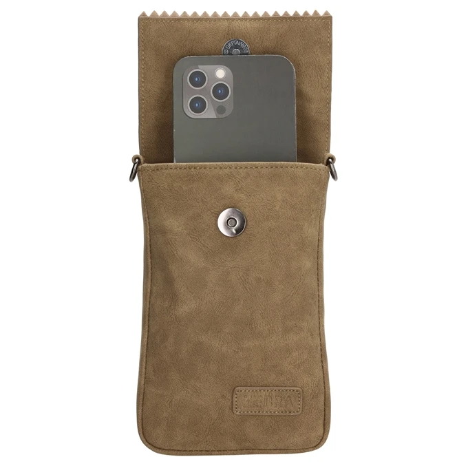 Zebra Trends Lisa Telefoontasje Olijfgroen 6 Zebra Trends Lisa Telefoontasje Olijfgroen - Afbeelding 6