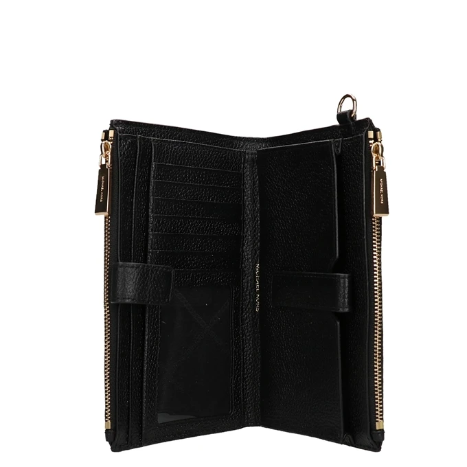 Michael Kors Jet Set Double Zip Wristlet Black 3 Michael Kors Jet Set Double Zip Wristlet Black - Afbeelding 3