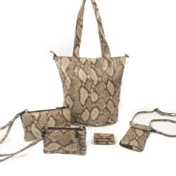 Bear Design Umi Schoudertas Snake Brown 11 Bear Design Umi Schoudertas Snake Brown -Trendy Tassenwinkel image 2734