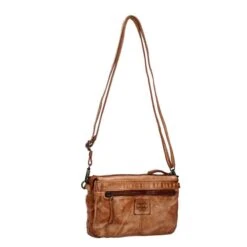 Bear Design Cow Lavato Woven Clutch Cognac -Trendy Tassenwinkel image 2761