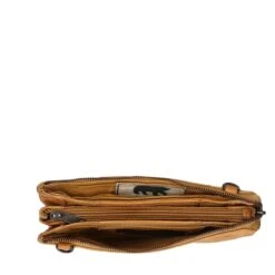 Bear Design Callisto Pelle Clutch Licht Cognac -Trendy Tassenwinkel image 28
