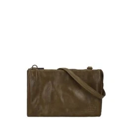 Bear Design Callisto Pelle Clutch Groen II