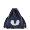 Trixie Mr. Penguin Drawstring Bag Blue