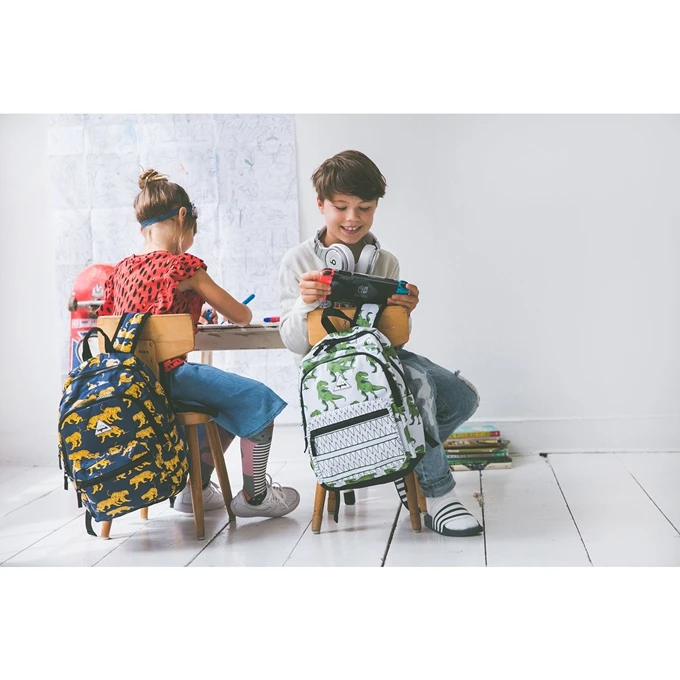 Little Legends Dino Backpack L Groen / Wit 2 Little Legends Dino Backpack L Groen / Wit - Afbeelding 2