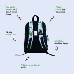 Little Legends Dino Backpack L Groen / Wit 20 Little Legends Dino Backpack L Groen / Wit -Trendy Tassenwinkel image 3371