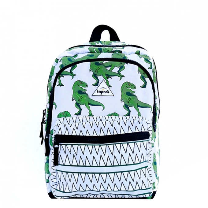 Little Legends Dino Backpack L Groen / Wit 10 Little Legends Dino Backpack L Groen / Wit - Afbeelding 10