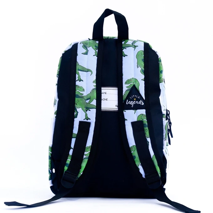 Little Legends Dino Backpack L Groen / Wit 12 Little Legends Dino Backpack L Groen / Wit - Afbeelding 12