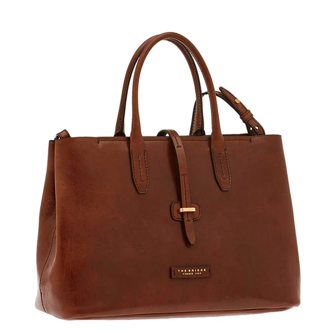 The Bridge Dalston Shopping Tote Brown/gold 1 The Bridge Dalston Shopping Tote Brown/gold
