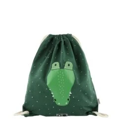Trixie Mr. Crocodile Drawstring Bag Green