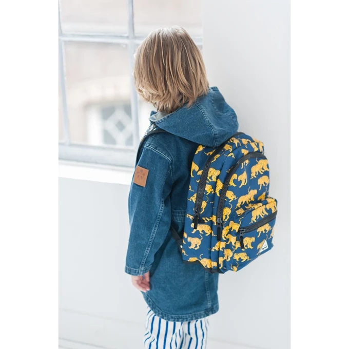 Little Legends Tiger Navy Blue Backpack L Donker Blauw 2 Little Legends Tiger Navy Blue Backpack L Donker Blauw - Afbeelding 2