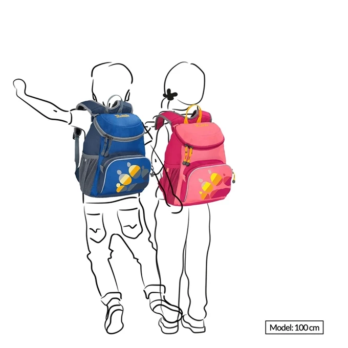 Jack Wolfskin Little Joe Daypack Pink All Over 2 Jack Wolfskin Little Joe Daypack Pink All Over - Afbeelding 2