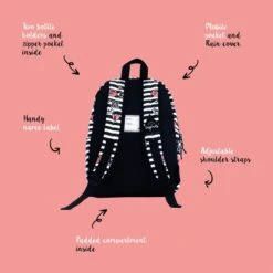 Little Legends BFF Backpack L Zwart/wit/roze -Trendy Tassenwinkel image 3633