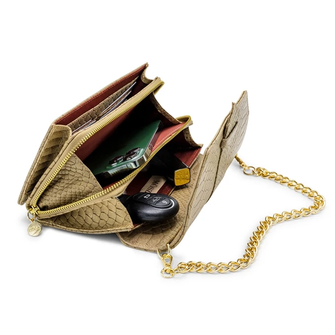 MÔSZ Kris Crossbody Phonebag Jungle Taupe 4 MÔSZ Kris Crossbody Phonebag Jungle Taupe - Afbeelding 4