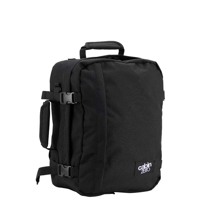 CabinZero Classic 28L Ultra Light Cabin Bag Absolute Black 4 CabinZero Classic 28L Ultra Light Cabin Bag Absolute Black - Afbeelding 4