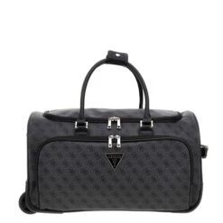 Guess Jesco Wheeled Duffel Coal