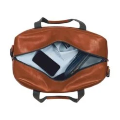 Leonhard Heyden Hamburg Travel Bag Cognac -Trendy Tassenwinkel image 4730