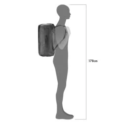 Ortlieb Metrosphere Duffle 40L Black-embossed -Trendy Tassenwinkel image 4904